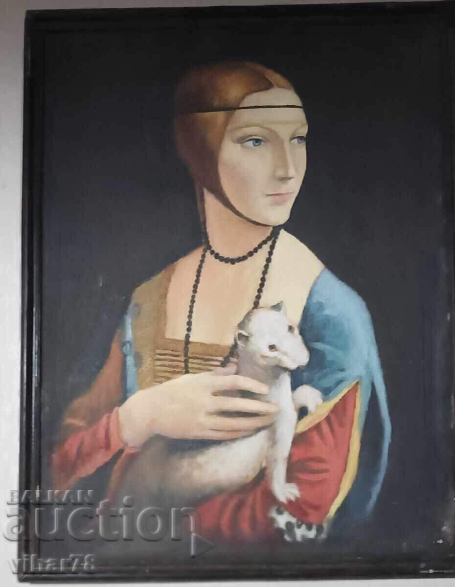 Копие на картината на Леонардо да Винчи -дамата с хермалина - 7 Копие на картината на Леонардо да Винчи -дамата с хермалина - 7