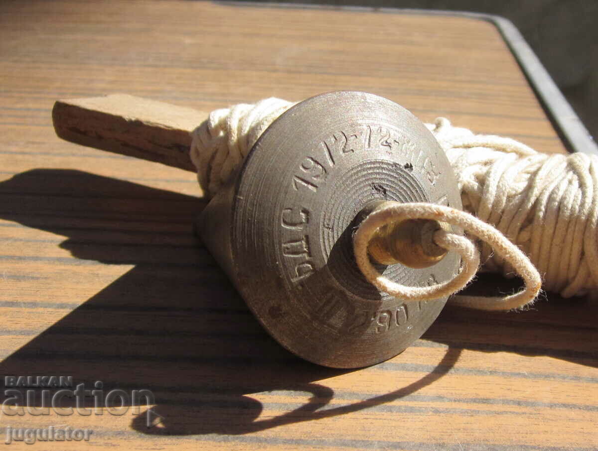 old Bulgarian plumb line marked and included - 5 old Bulgarian plumb line marked and included - 5