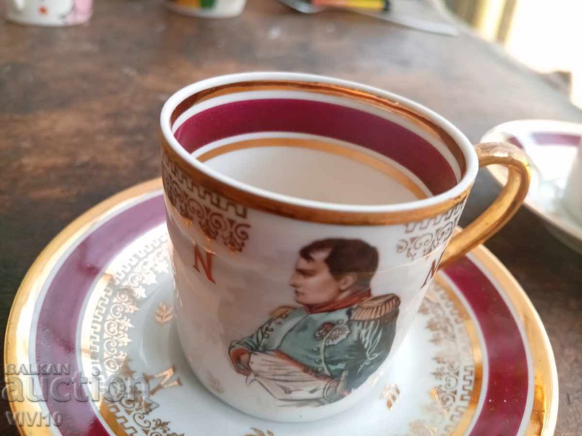 2 gorgeous Napoleon porcelain cups France with price 80.00 BGN | € 40.90