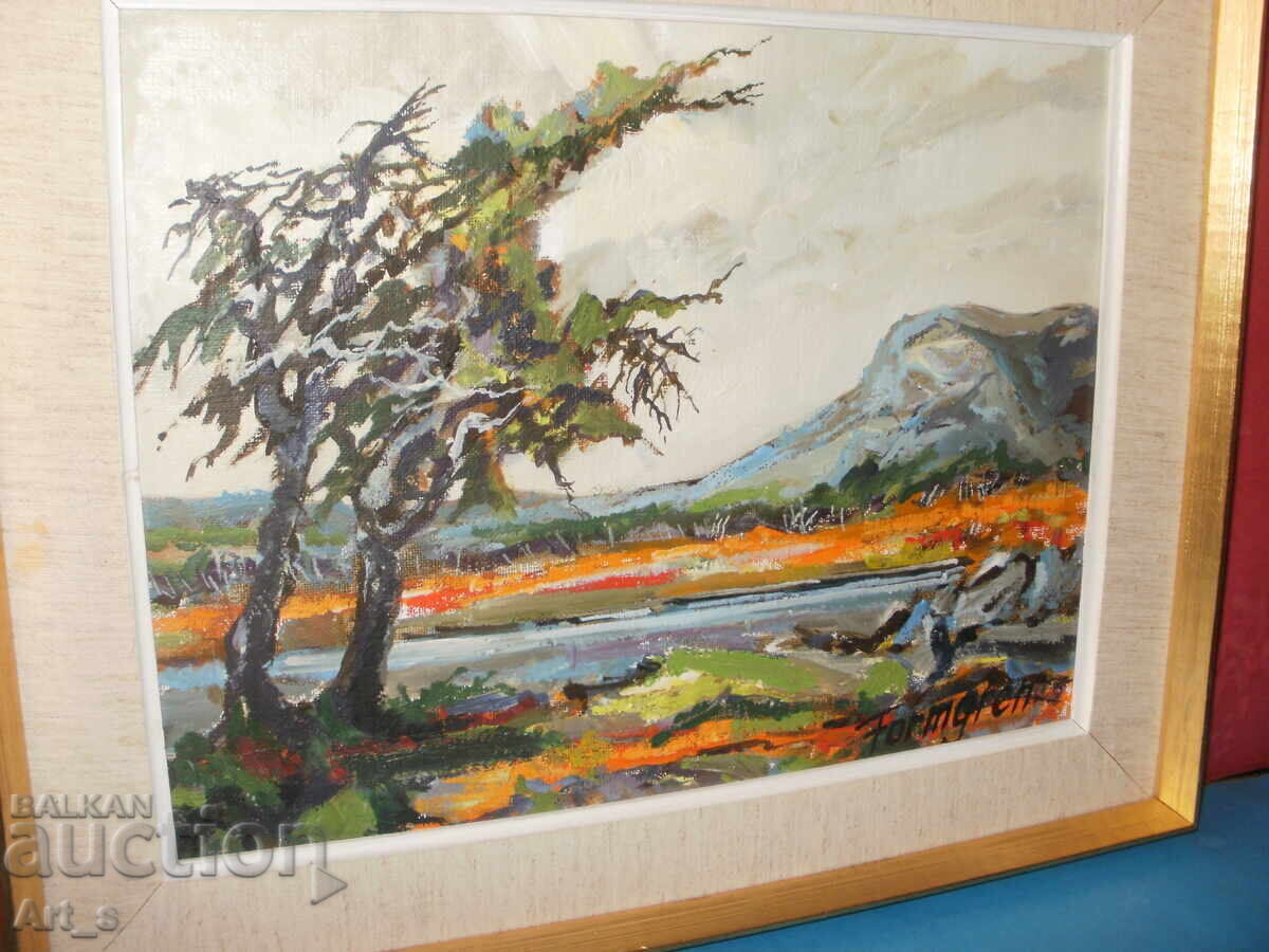 Framed impressionist landscape painting by Leif Formgren - 5