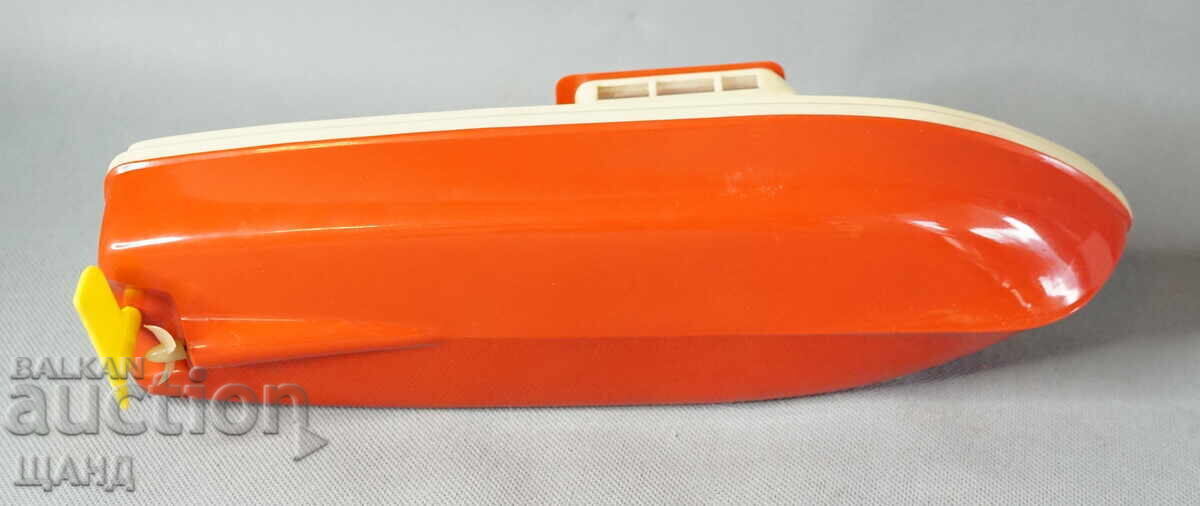 Παράδοση PREFO Παλαιο γερμανικό πλαστικό μοντέλο παιχνιδιών σκάφος με κουτί Παράδοση PREFO Παλαιο γερμανικό πλαστικό μοντέλο παιχνιδιών σκάφος με κουτί