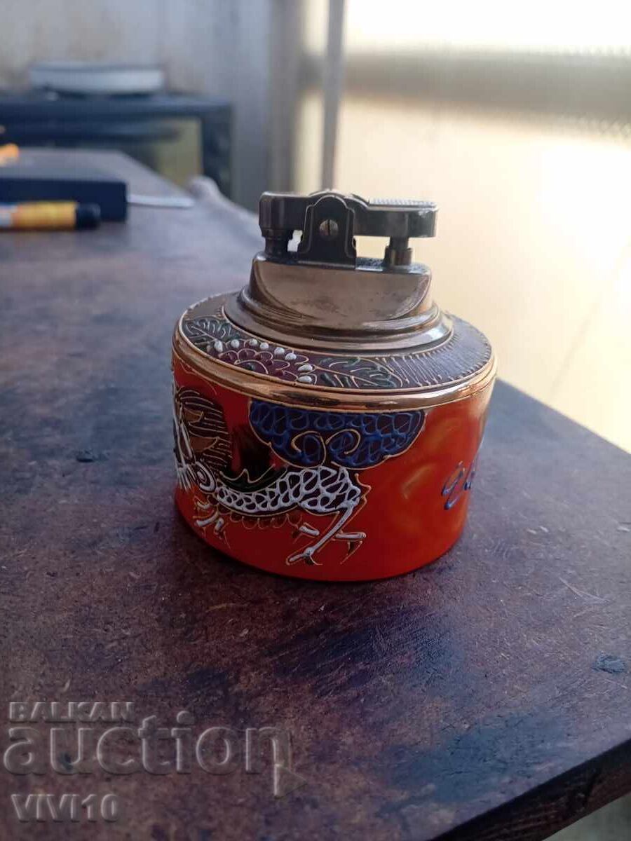 Collectible porcelain lighter Tsushima