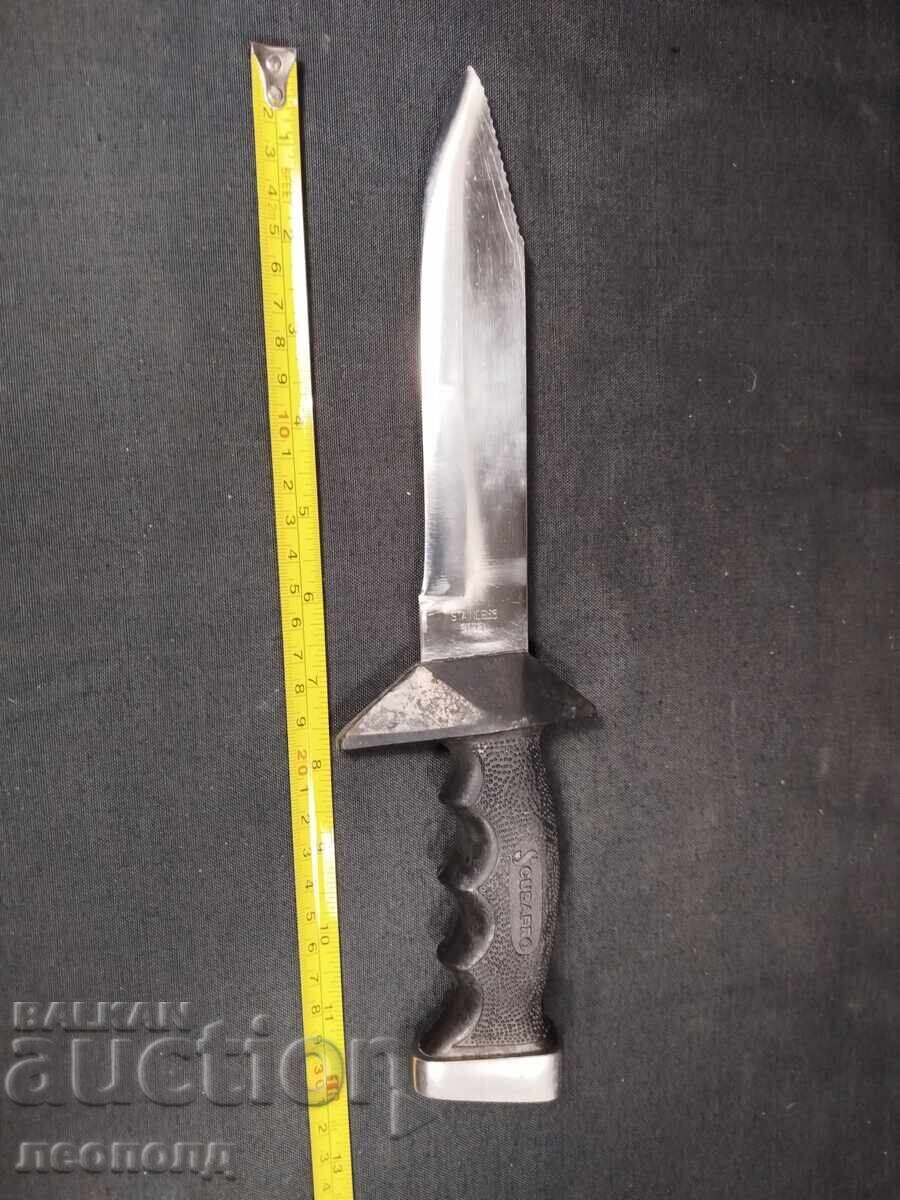 OLD RETRO DIVING KNIFE SCUBAPRO STAINLESS STEEL with price 60.00 BGN | € 30.68
