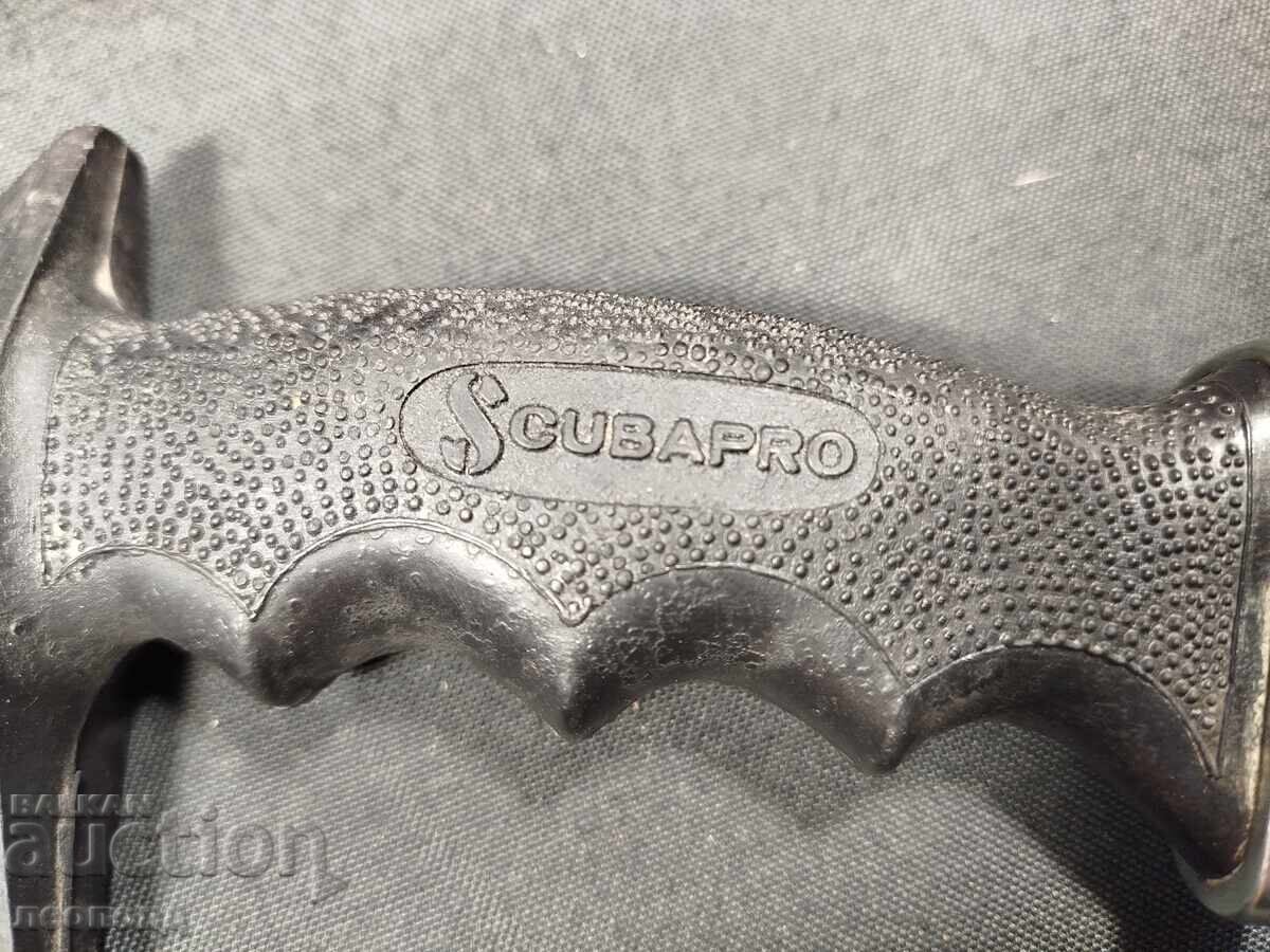 Auction  OLD RETRO DIVING KNIFE SCUBAPRO STAINLESS STEEL