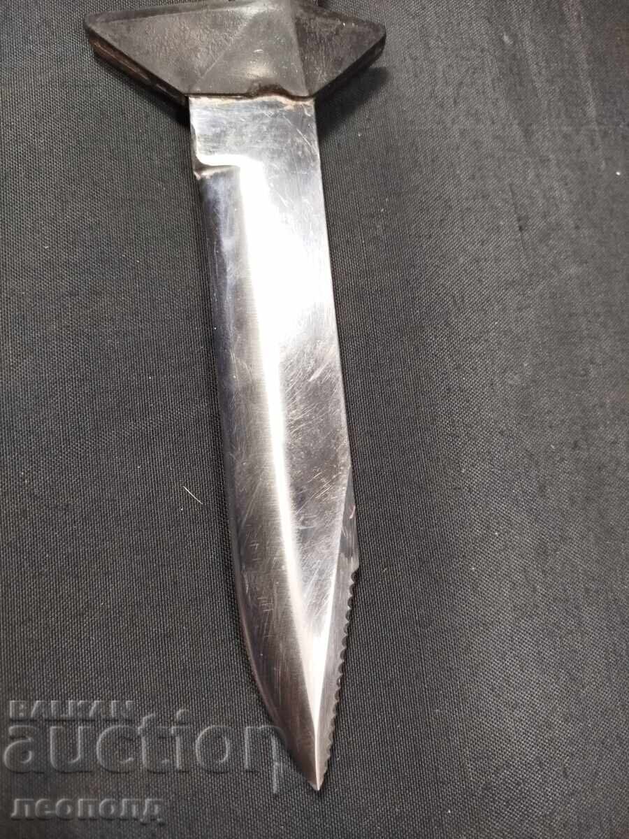 OLD RETRO DIVING KNIFE SCUBAPRO STAINLESS STEEL - 5