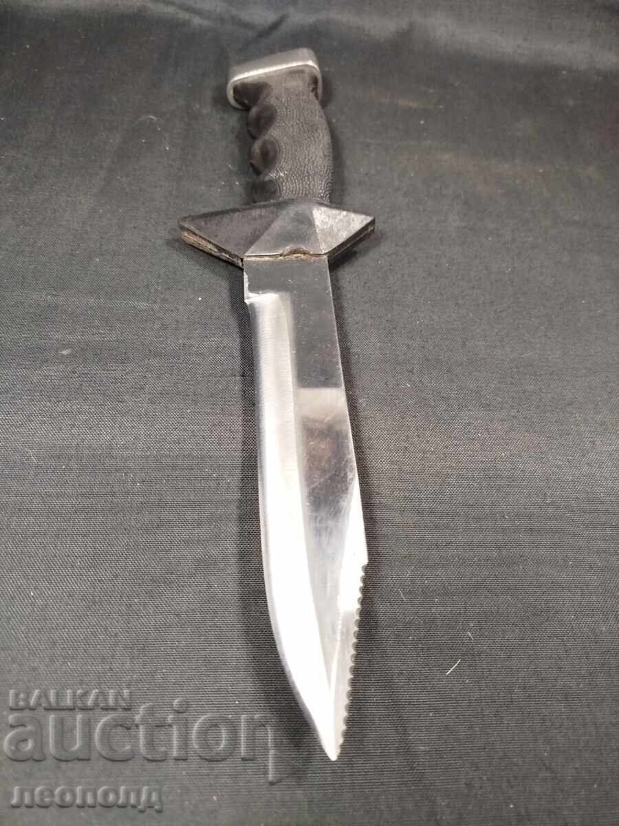 OLD RETRO DIVING KNIFE SCUBAPRO STAINLESS STEEL - 7