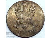 1 heller 1821 Frankfurt Germany Eagle bronze