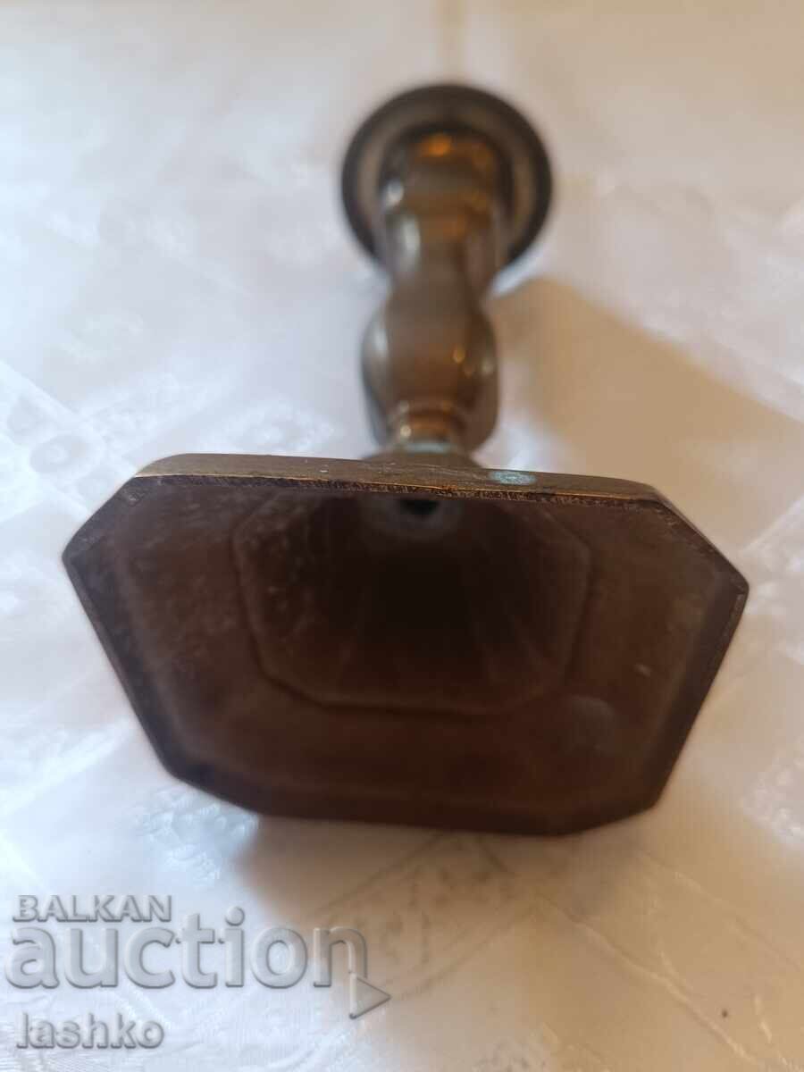 Auction Brass candle holder Auction Brass candle holder
