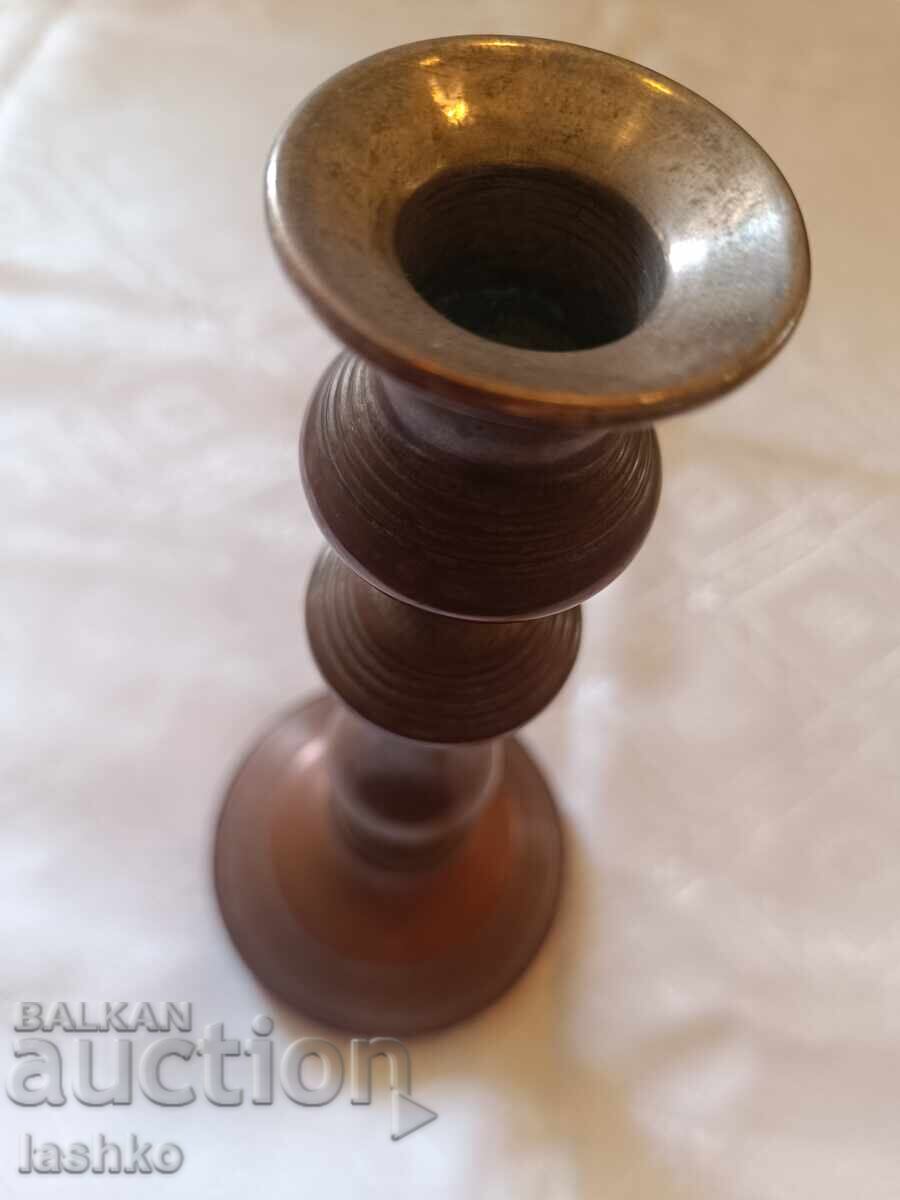 Brass candle holder with price 29.99 BGN | € 15.33