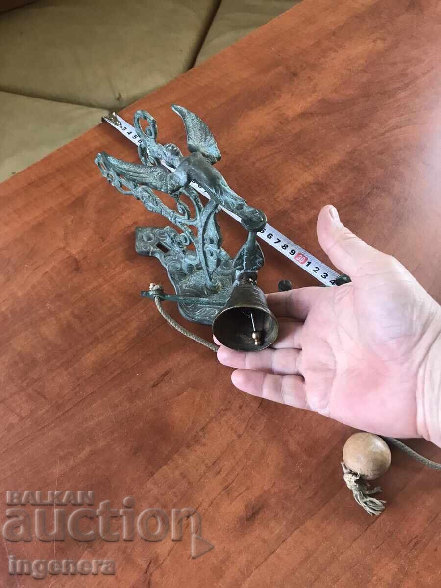 BELL FOR EXTERIOR DOOR BELL BRONZE ORNAMENTS - 5 BELL FOR EXTERIOR DOOR BELL BRONZE ORNAMENTS - 5