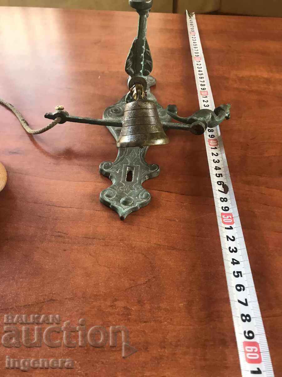 BELL FOR EXTERIOR DOOR BELL BRONZE ORNAMENTS - 6 BELL FOR EXTERIOR DOOR BELL BRONZE ORNAMENTS - 6