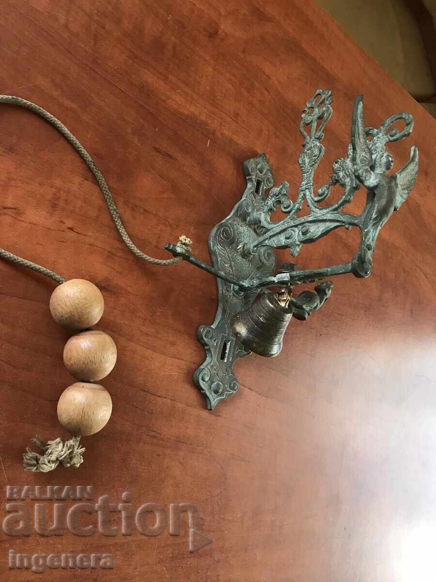 BELL FOR EXTERIOR DOOR BELL BRONZE ORNAMENTS - 7 BELL FOR EXTERIOR DOOR BELL BRONZE ORNAMENTS - 7