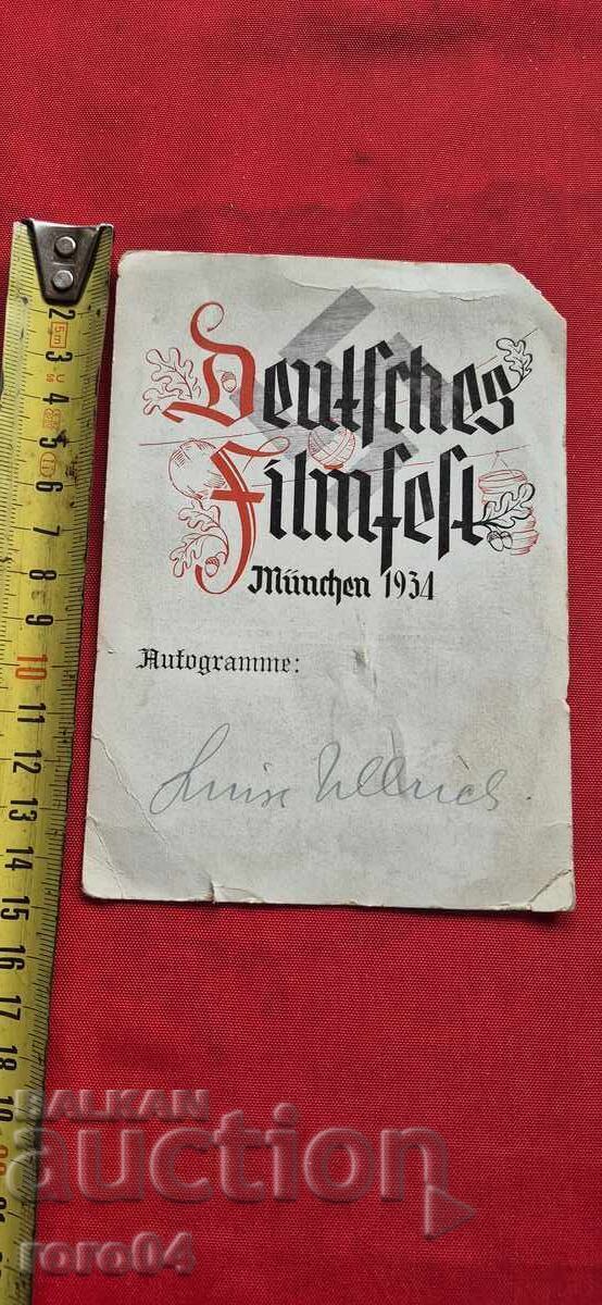 GERMANIA NAZISĂ - CARTE POȘTALĂ - SWASTIK - 1934 - 5