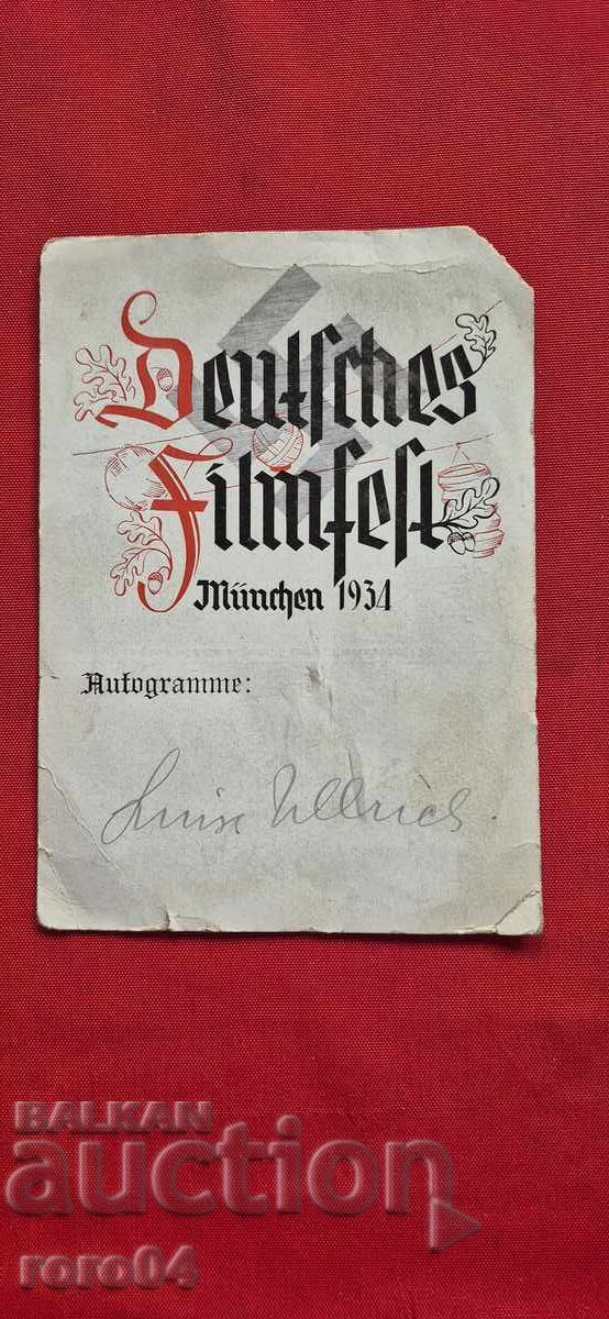 NAZI GERMANY - POSTCARD - SWASTIK - 1934 NAZI GERMANY - POSTCARD - SWASTIK - 1934