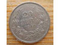 20 leva 1940 - Bulgaria