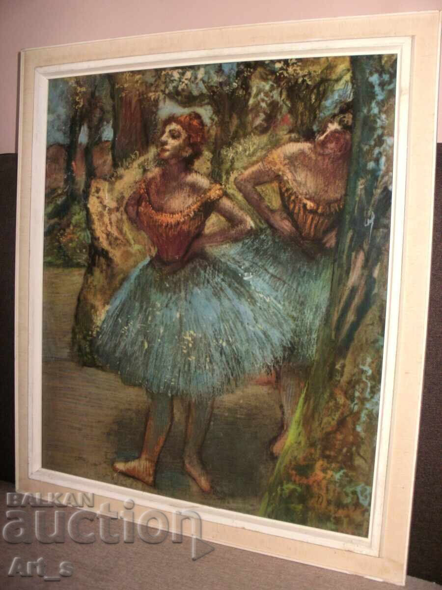 Large color print of the painting "Two Dancers" by Degas - 6 Large color print of the painting "Two Dancers" by Degas - 6