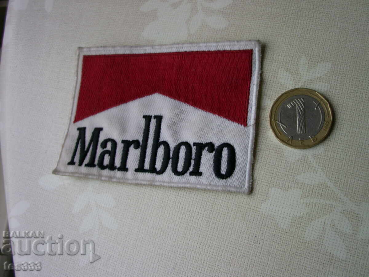 woven Marlboro emblem woven Marlboro emblem