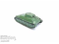 Old metal toy tank 12 cm