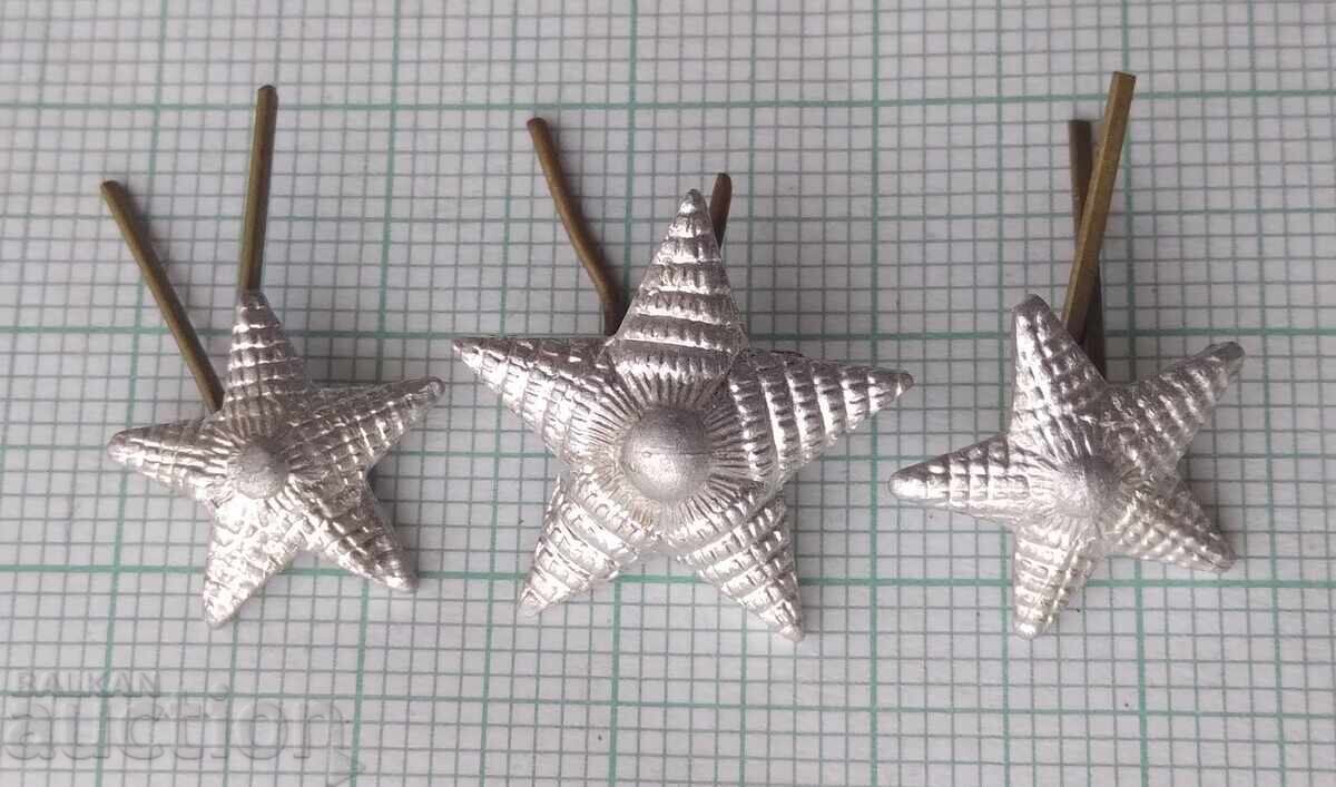 17936 Star Pentacle for Military Uniform - LOT of 3 pcs with price 2.00 BGN | € 1.02