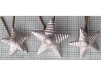 17936 Five-pointed Star for military uniform - screw - LOT-3pcs