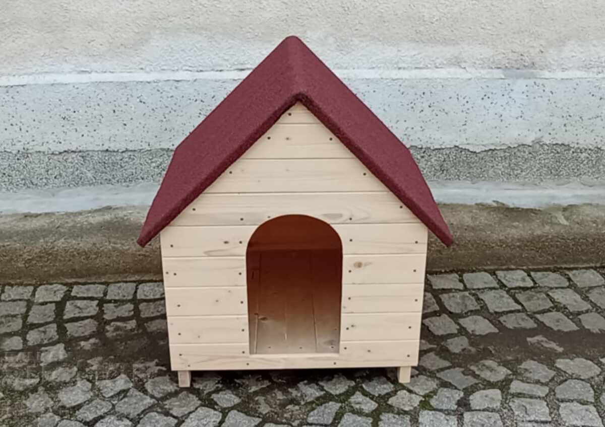Wooden dog house, medium and large dog breeds, houses with price 150.00 BGN | € 76.69 Wooden dog house, medium and large dog breeds, houses with price 150.00 BGN | € 76.69