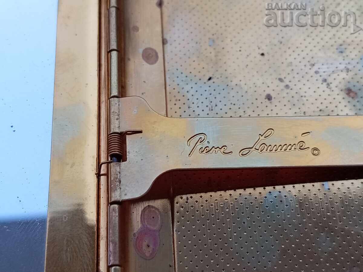 retro vintage bronze business card holder with mirror cigarette case box - 5 retro vintage bronze business card holder with mirror cigarette case box - 5