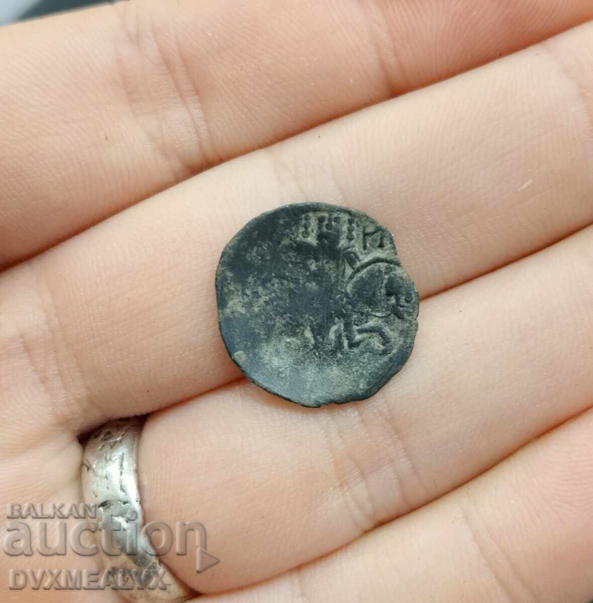 No. 10 Bulgarian copper coin Tsar Theodore World-READ THE DESCRIPTION No. 10 Bulgarian copper coin Tsar Theodore World-READ THE DESCRIPTION