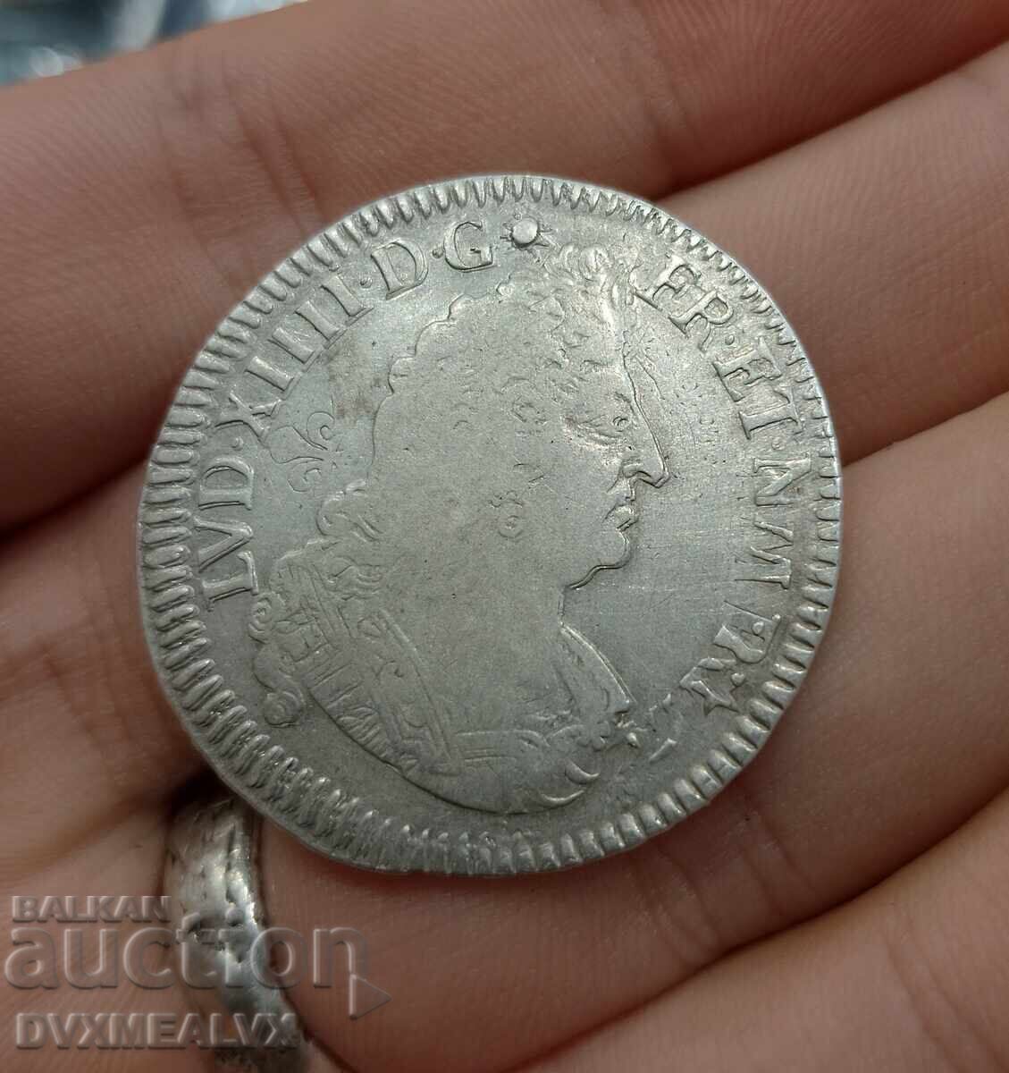 Аукцион 1/2 Екю на Крал Луи XIV - 1694г. ЧЕТЕТЕ ОПИСАНИЕТО