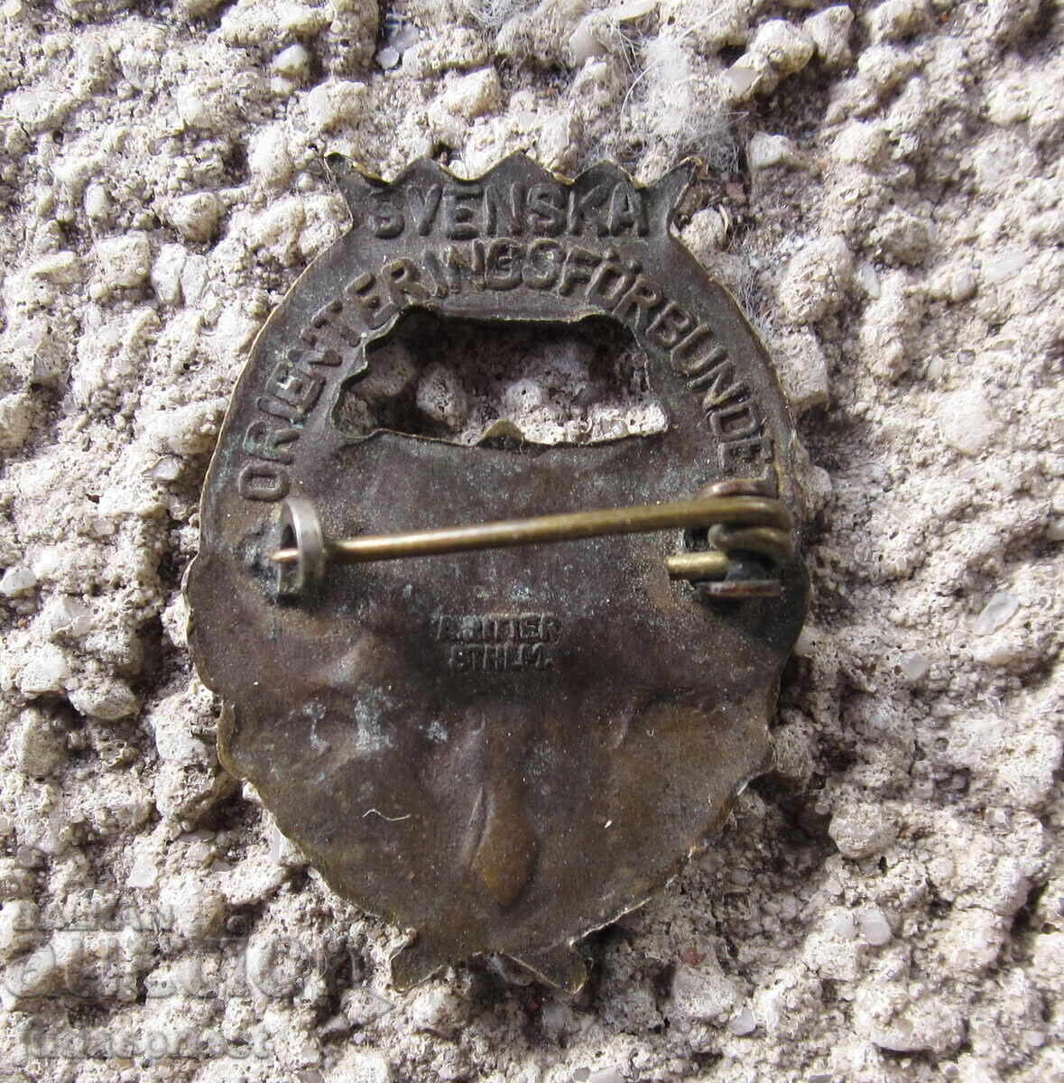 Livrarea veche insignă a federației suedeze de orientare Livrarea veche insignă a federației suedeze de orientare