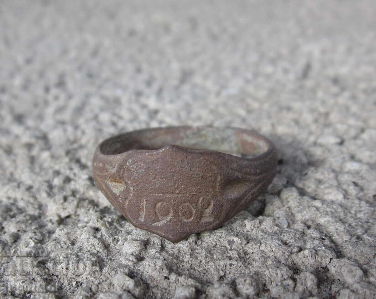 Auction  Kingdom of Bulgaria antique Bulgarian soldier ring