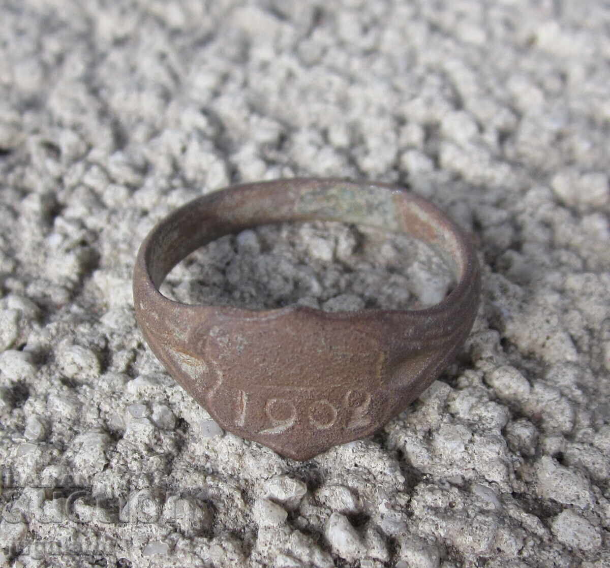 Kingdom of Bulgaria antique Bulgarian soldier ring