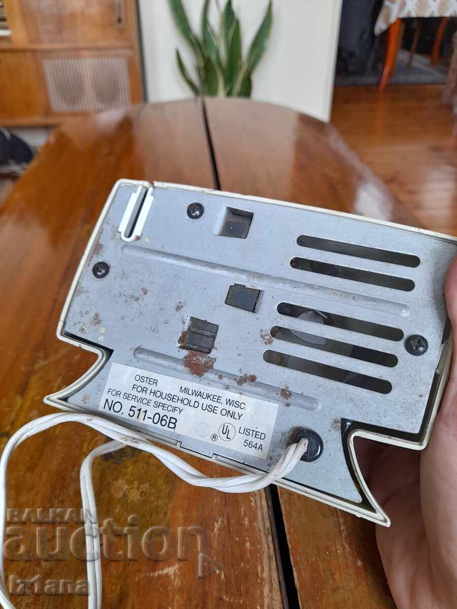 Delivery of Old Oster sharpener Delivery of Old Oster sharpener