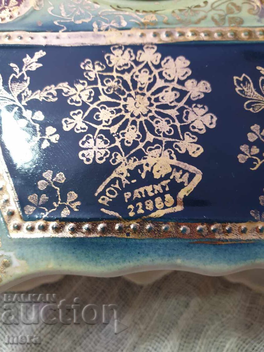 Antique Renaissance porcelain mantel clock - 5 Antique Renaissance porcelain mantel clock - 5