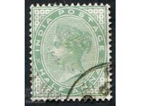 GB/India-1882-QV-Regular Classic Mark, Hallmark, Ανοιχτό πράσινο