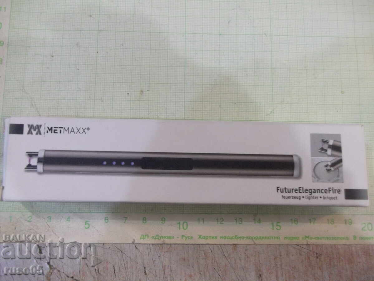 Lighter "METMAXX-FutureEleganceFire" with charge indicator new with price 15.00 BGN | € 7.67 Lighter "METMAXX-FutureEleganceFire" with charge indicator new with price 15.00 BGN | € 7.67