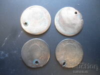 Old silver coins, 4 pieces