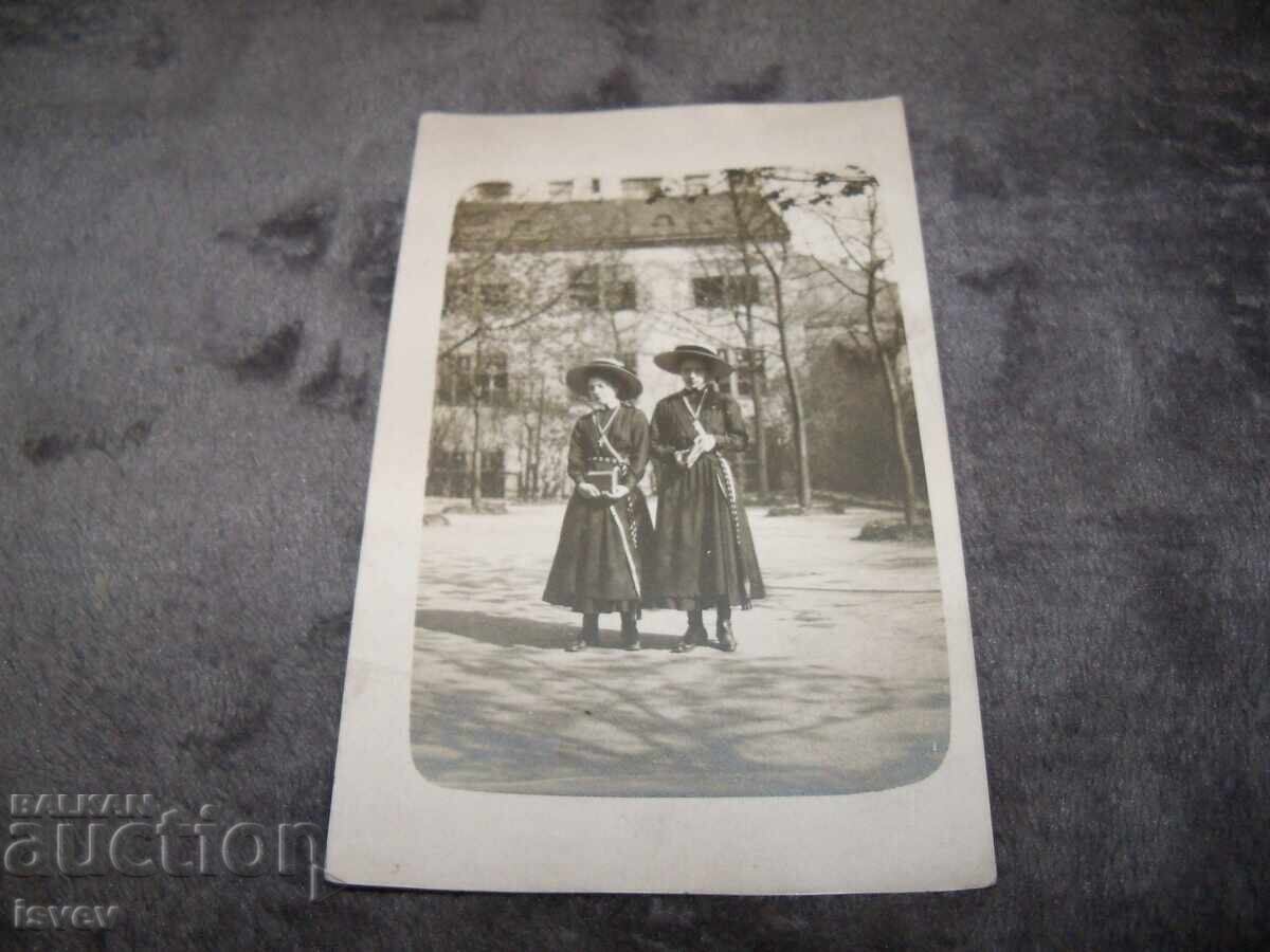 Old postcard photo of schoolgirls in a boarding school with price 10.00 BGN | € 5.11 Old postcard photo of schoolgirls in a boarding school with price 10.00 BGN | € 5.11