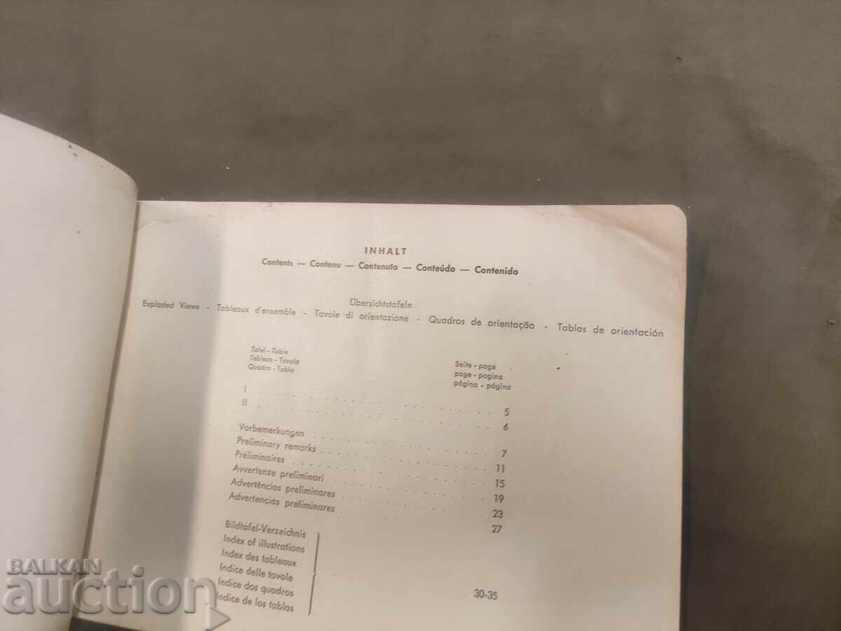 Livrarea Mercedes-Benz tip 220SB catalog B Livrarea Mercedes-Benz tip 220SB catalog B