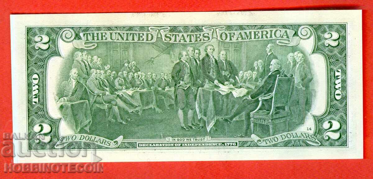 USA USA 2 $ - L issue issue 2017 A NEW UNC with price 9.99 BGN | € 5.11 USA USA 2 $ - L issue issue 2017 A NEW UNC with price 9.99 BGN | € 5.11