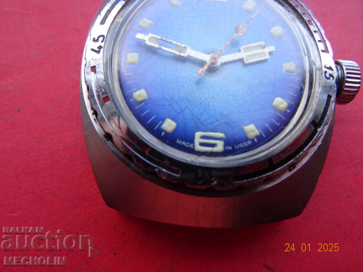 COLLECTOR'S WATCH RUSSIAN COMMANDER AMPHIBIOUS VOSTOK with price 100.00 BGN | € 51.13 COLLECTOR'S WATCH RUSSIAN COMMANDER AMPHIBIOUS VOSTOK with price 100.00 BGN | € 51.13
