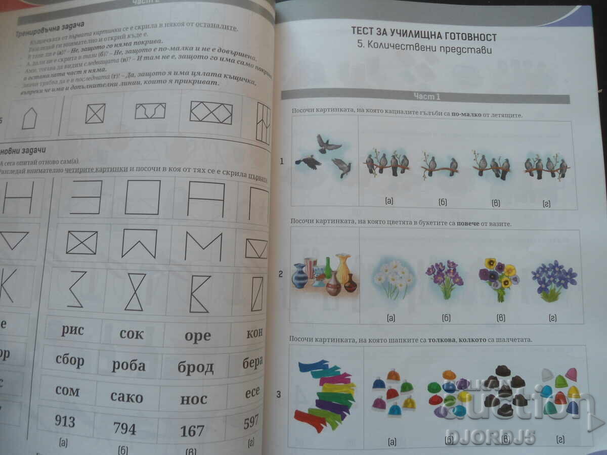 Delivery of STANDARDIZED TEST for diagnosing children's readiness Delivery of STANDARDIZED TEST for diagnosing children's readiness