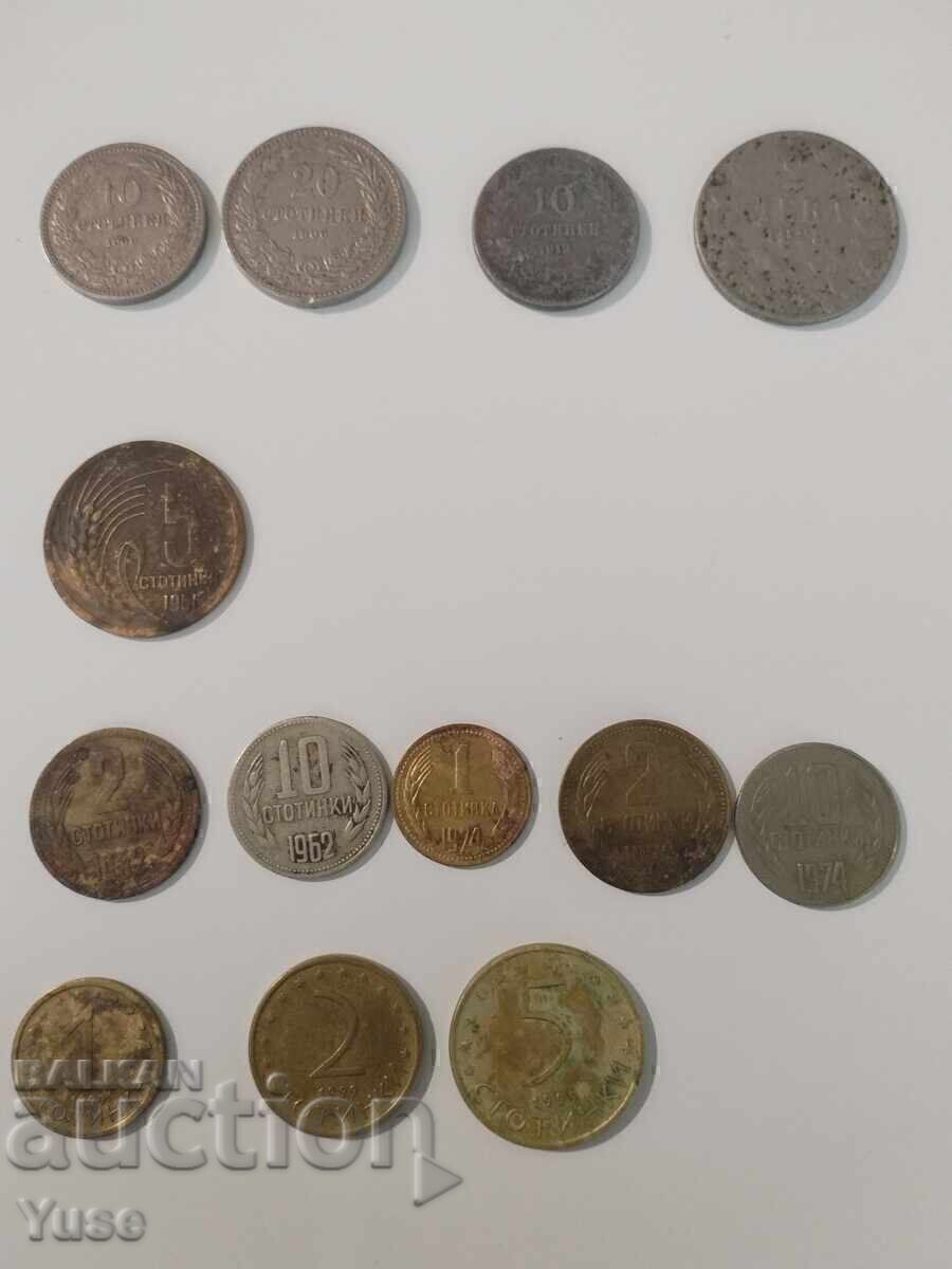 Лот български монети Лот български монети