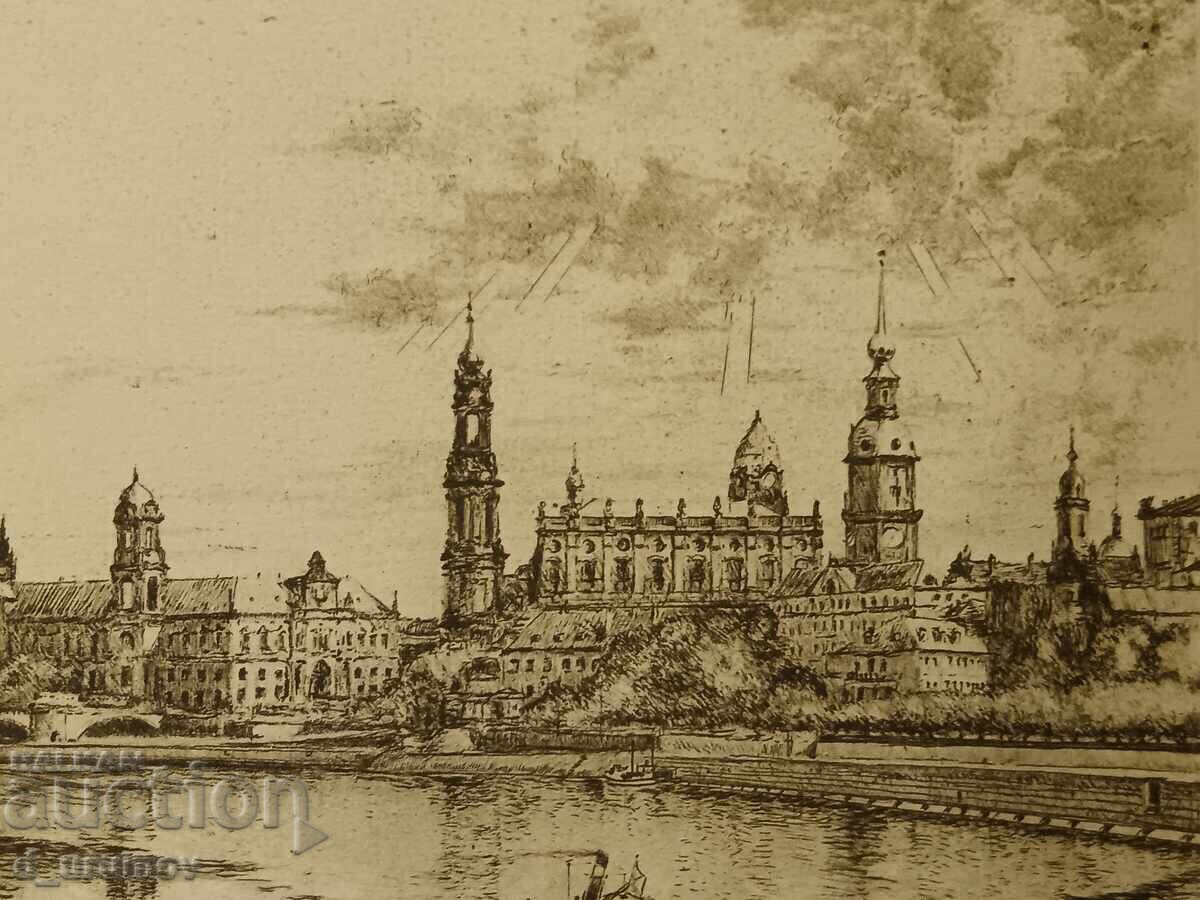 Beautiful etching by German graphic artist Albin Mildner–c. 1930 with price 120.00 BGN | € 61.36 Beautiful etching by German graphic artist Albin Mildner–c. 1930 with price 120.00 BGN | € 61.36