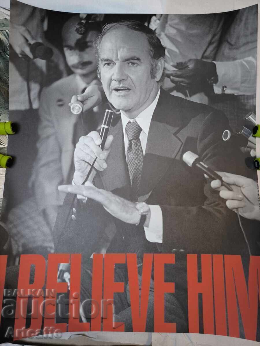 Poster cu litografie offset