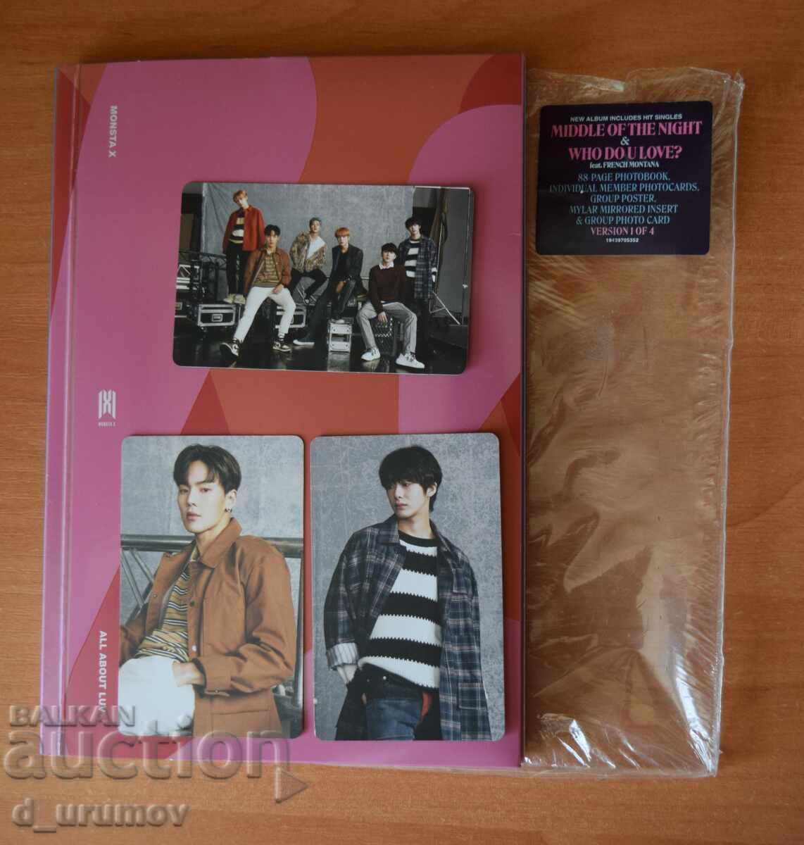 Auction  KPOP Album Monsta X - All About Luv