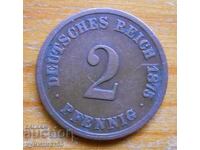 2 Pfennig 1875 - Germania (A)