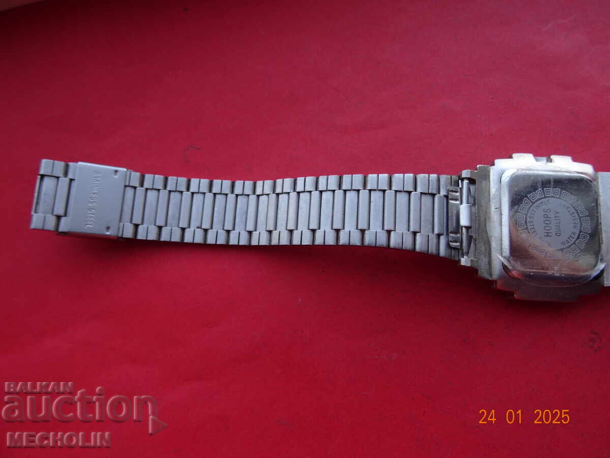 Auction  COLLECTORS' CASE WITH WATCH CHAIN WATCH HOOPS QUALITY