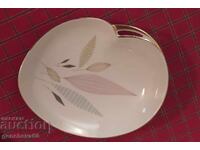 Ρετρό πορσελάνινο πιάτο-μήλο Bavaria