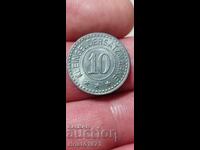 10 pfennig 1917 orașul Coburg