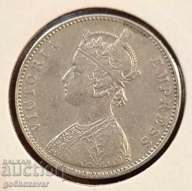 Британска Индия 1 рупия 1879г Сребро ! Рядка ! с цена 110.00 лв. | € 56.24 Британска Индия 1 рупия 1879г Сребро ! Рядка ! с цена 110.00 лв. | € 56.24